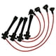 thumbnail image 1 of Juego de cables de bujía de 4 piezas 90919-22327 Kit de cables de encendido de silicona para Corolla 1993-1997 9485368 para Geoprizm, 1.8L, Soledad Cables de bujía, 1 of 9