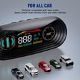 thumbnail image 3 of Ancel P18 GPS 4x4 Digital Inclinometer off-Road HUD head Up Display Car Auto Tracker Speedometer Gradient Meter Tools for All Car, 3 of 9