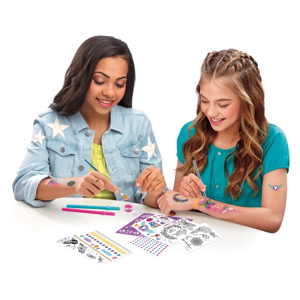 Cra-Z-Art Glitter Temporary Tattoo Kit for Craft Stores - Walmart