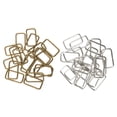 thumbnail image 1 of 40 Piezas Cuadrado Hebil Bolsa Correa Conector Correas Anillos Diy Bolsa De Artesanía Sunnimix Anillos de correas de hebilla cuadradas, 1 of 8