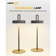 thumbnail image 2 of Lightapex 2-Pack Cordless Table Lamps - Portable Rechargeable Bedside Lamps with Stepless Dimming and Touch Control, 2 of 8