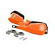 thumbnail image 4 of Protectores de manos para motocicleta, protección para manillar, funda protectora, durabilidad, piezas modificadas naranja, 4 of 9