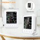 thumbnail image 2 of Monitor Inteligente de Calidad del Aire 7 en 1 con PM2.5, Detector de CO2 con Alarma, Sensores de Temperatura y Humedad, Pantalla LED, 2 of 5