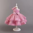 thumbnail image 3 of IDOPIP Pageant Dresses for Girls Sequin Toddler Tiered Tulle Tutu Prom Dress Wedding Birthday Formal Gown 1-8Y, 3 of 9