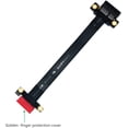 thumbnail image 3 of Pci Express Adapter Cable X1 Pcie Adapter Cable Pci-E Pci Express 36Pin 1X Extension Cable Pcie Riser Cable (180 Degree 20Cm Extension Cable), 3 of 7