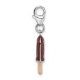 thumbnail image 2 of 925 Sterling Silver Fudge Bar Collier Pendentif Charme Boisson Alimentaire, 2 of 8