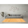 thumbnail image 3 of Ahgly Company Indoor Rectangle Solid Orange Modern Area Rugs, 4' x 6', 3 of 4