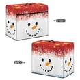 thumbnail image 3 of HELLHERO Gradient Snowman Sewing Machine Dust Cover with Handle 17.7x8.6x12.5 Inch Fits All Sewing Machines, 3 of 8
