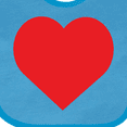 thumbnail image 4 of Inktastic Red Heart Boys or Girls Baby Bib, 4 of 4