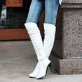 thumbnail image 4 of jovati Bottes au-Dessus du Genou à Talons Hauts Fins pour Femmes, Bottes Longues de Neige Mode, Chaussures d'Hiver Chaudes, 4 of 9