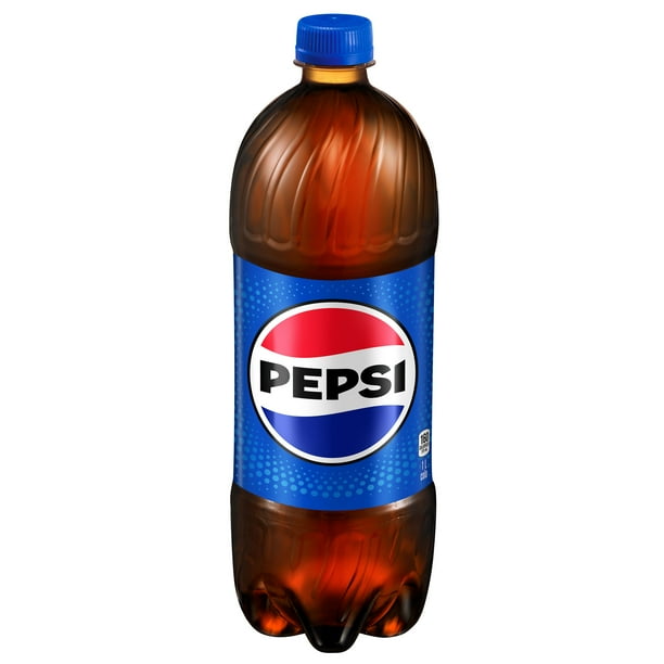 Boisson gazeuse Pepsi cola, 1 L, 1 bouteille 1L