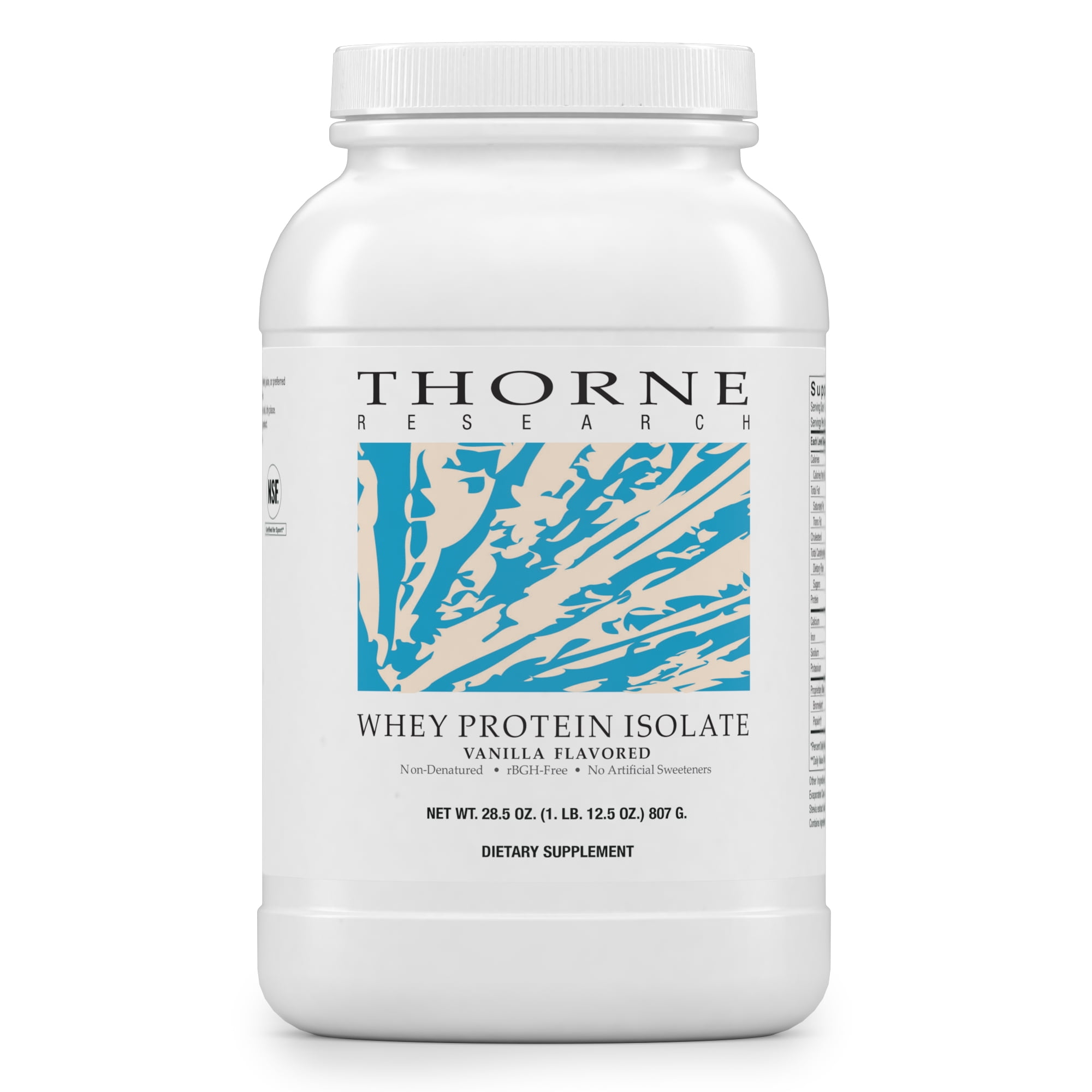 Thorne Research Whey Protein Isolate (Vanilla Flavor) Easyto
