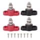 thumbnail image 2 of Junctión de Pernos de Potencia, Amplia Accesibilidad Fácil de Montar Resistencia Al Desgaste 4 PCS Bloques de Terminal de Potencia 12V 24 V Latón de Acero inoxidable de Plástico, 2 of 7