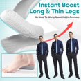 thumbnail image 4 of Almohadillas ortopédicas Altas Insoles Sagry de 2,54 cm para aumentar la altura, color gris, 4 of 7
