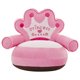 thumbnail image 2 of Funda de sofá Crown para bebé, funda de asiento de felpa para aprender a sentarse sin relleno (rosa) Tmvgtek Para estrenar, 2 of 8