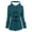 Blue, variant on Winter Savings Clearance! Lindreshi Cardigan Sweaters for Women Lightweight Clearance Women Color Horn Buttons Cardigan Padded Hooded Coat Jacket Overcoat