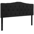 thumbnail image 3 of Emma + Oliver Tufted Upholstered Queen Size Headboard in Black Fabric, 3 of 12