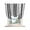 Black, White, Charcoal, variant on Grey Line Striped Tie Up Curtains for Kitchen Windows,Adjustable Rod Pocket Valance 45 Inch Short, Farmhouse Modern Geometric Stripes Window Treatment Balloon Roman Blind Shade, 52" x 45"