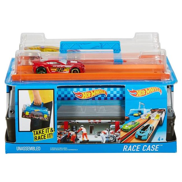 Mattel MTTCFC81 Hot Wheels Race Case Track Toy - 4 Pack