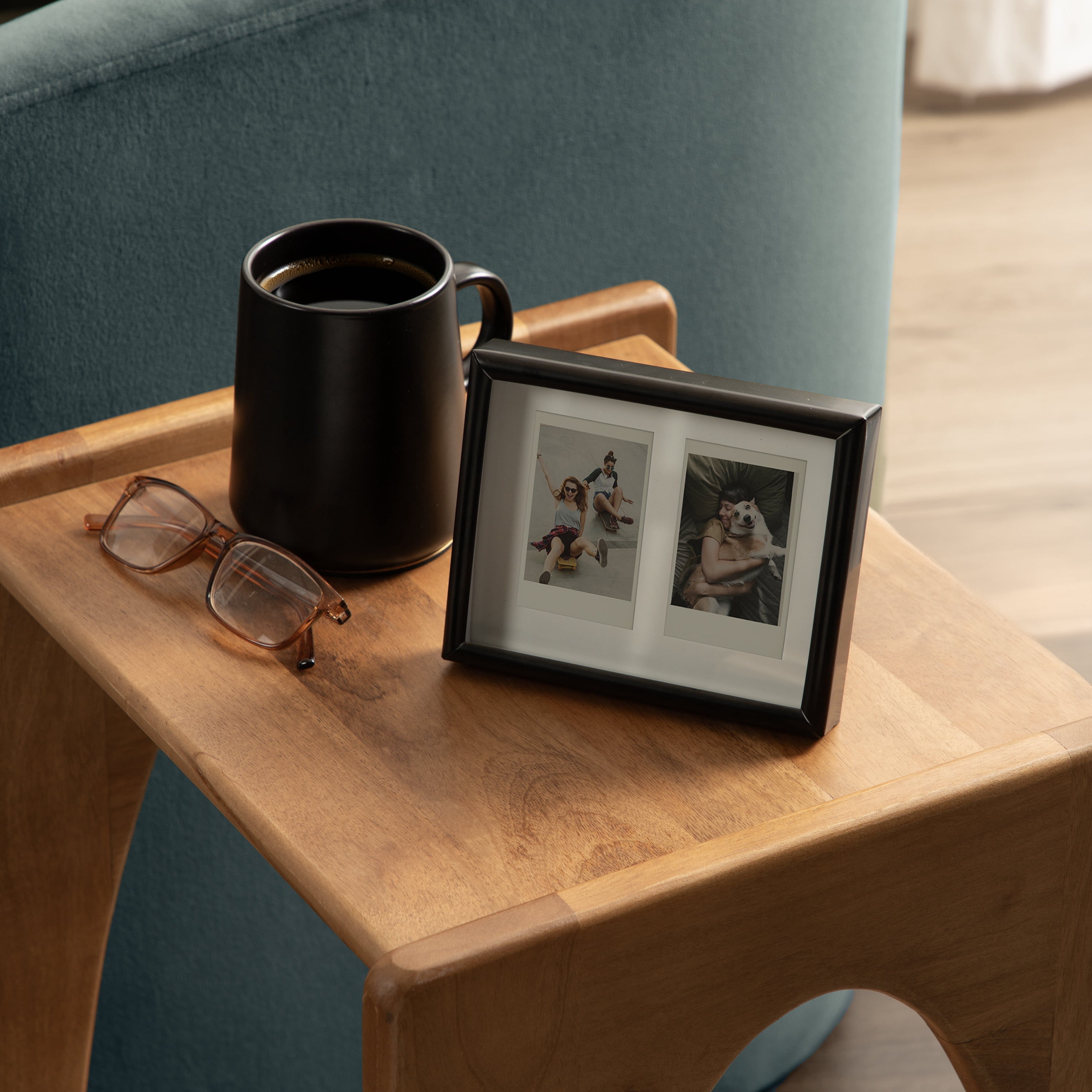 Mainstays – Instax Mini Picture Frame – Black Gallery 2 Photo Tabletop Photo Frame