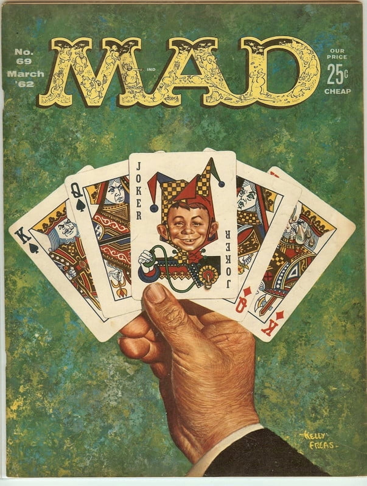 MAD Magazine Vintage Collectible #69 March 1962 Very Good Plus (VG+)
