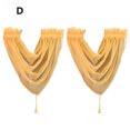 thumbnail image 1 of Voile Curtain Swags All Colours Pelmet Valance Net Curtains Voile Swag HU2494, 1 of 2