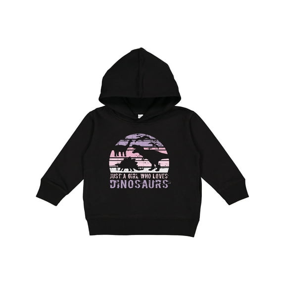 Inktastic Just a Girl Who Loves Dinosaurs Toddler Hoodie