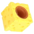 thumbnail image 4 of 3 juguetes sensoriales para apretar con forma de ratón, con forma de taza de queso y ratón, para aliviar el estrés, de colores aleatorios., 4 of 6