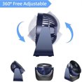 thumbnail image 4 of USB Desk Fan, Mini Desk Fan 3-Speed Adjustable for Cooling Home Office Camping Travel (Battery Built-in), 4 of 4