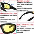 thumbnail image 4 of Riding Glasses Padded flame Print Frame Lens Block 100% UVB for Outdoor Activity Sport - Gift Idea for Men Women - FR14010, 4 of 10