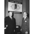 thumbnail image 2 of President Eisenhower With Samuel Waugh Of The Export-Import Bank On Its 25Th Anniversary. Feb. 12 History, 2 of 2