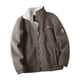 thumbnail image 2 of Chaqueta de Invierno para Hombre, Chaqueta de Invierno, Cremallera Completa, Regalo para Hombre, Ropa Resistente Al Viento, Abrigo Grueso, Abrigo de I Caqui oscuro M Fernando Chaqueta de hombre, 2 of 8