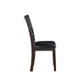 thumbnail image 4 of New Classic Furniture Furniture Gia 5-Piece Round Solid Wood Dining Set in Ebony, 4 of 9