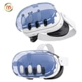 thumbnail image 1 of JYS Crystal Clear Protective Case & Lens Privacy Cover for Meta Quest 3 - Anti-Scratch VR Headset Shell, Dustproof Lens Guard, Easy Install Accessory Set, 1 of 8