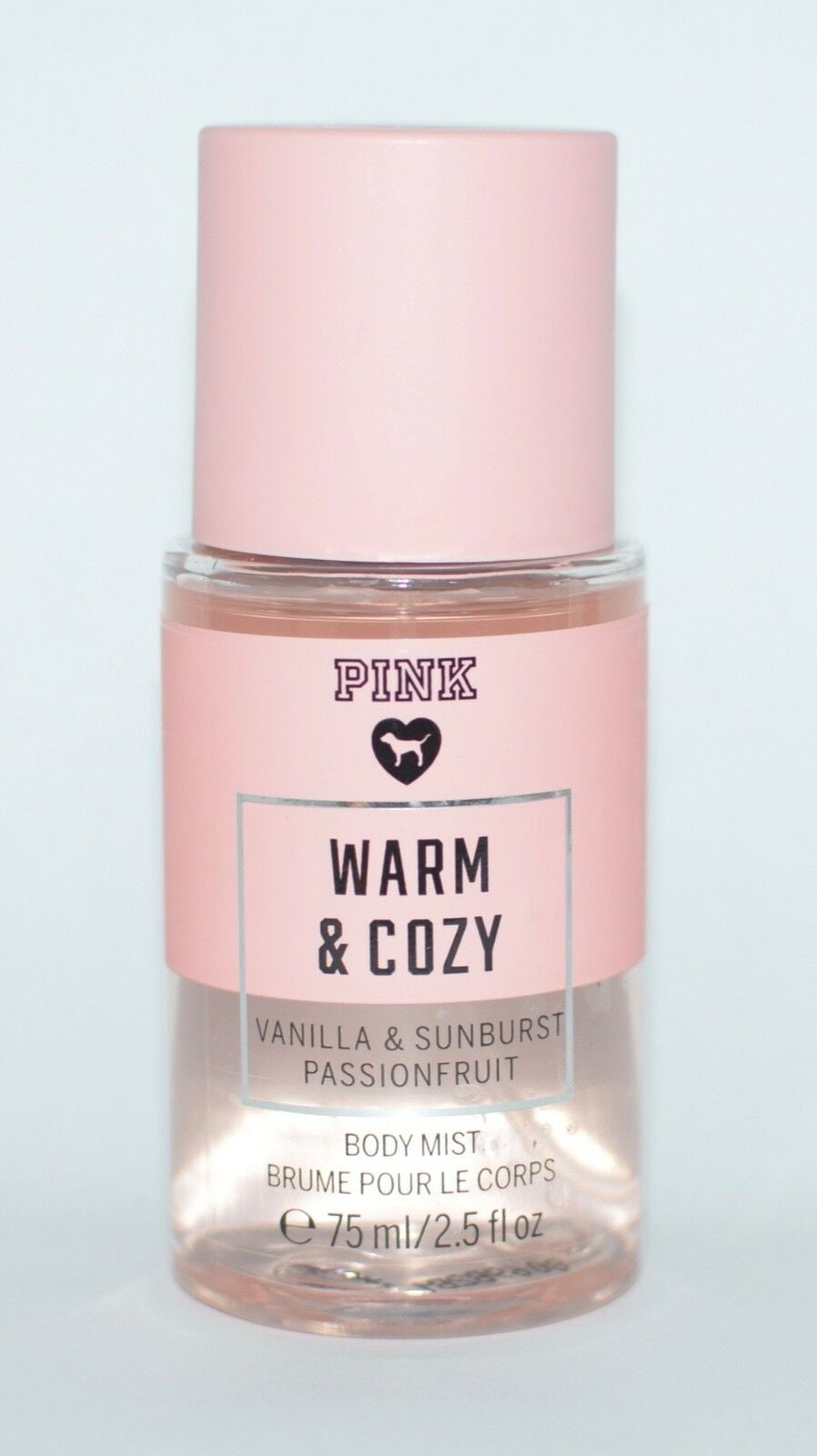 Trunk bibliotheek Koor Boekwinkel Victorias Secret Pink Warm & Cozy Body Mist Fragrance Spray 2.5oz Travel  Size - Walmart.com