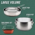 thumbnail image 3 of Set de cocina Gerber Gear Compleat, apto para lavavajillas, camping, 16 unidades, 3 of 9