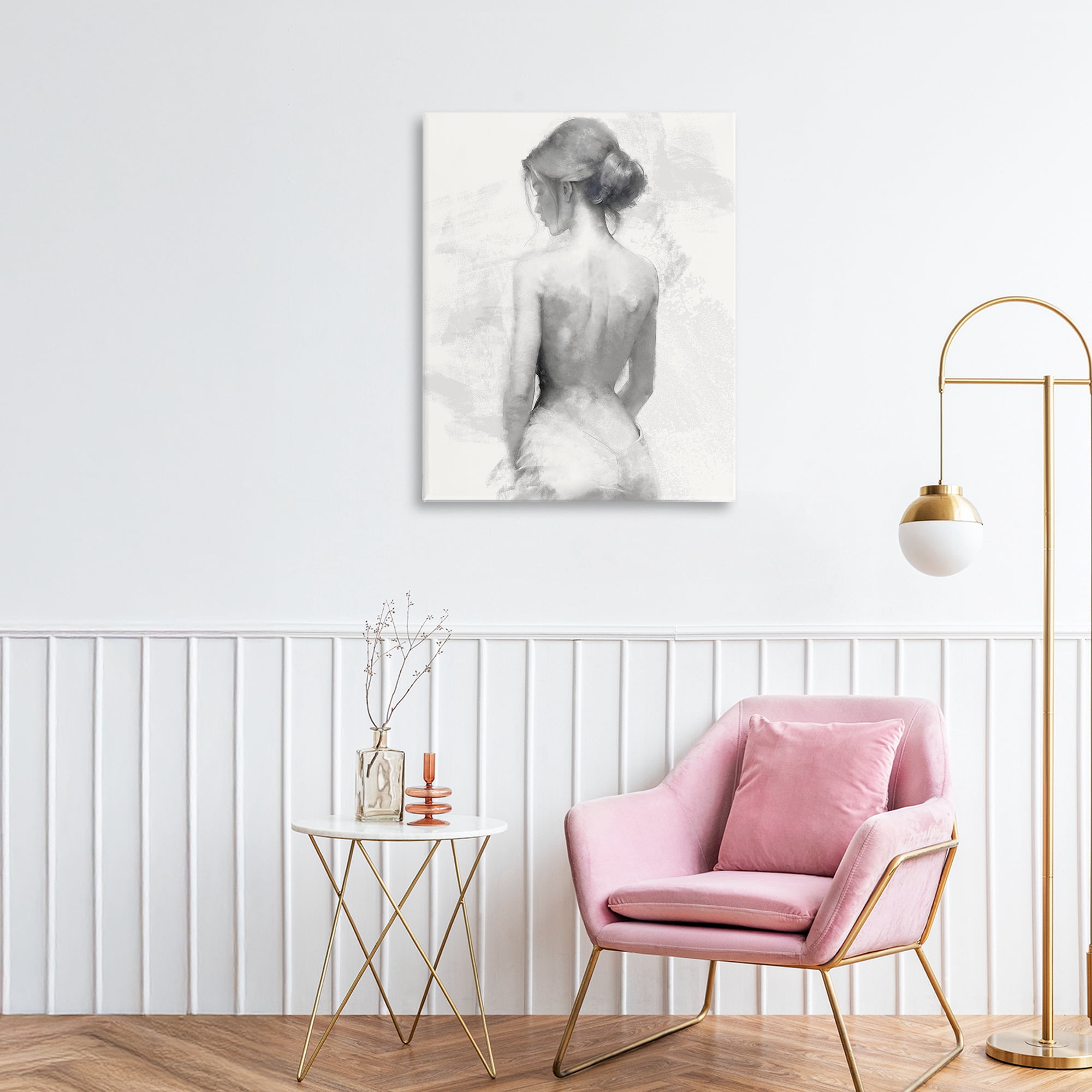 Stupell Industries Mine Elegant Figure Canvas Wall Art, design by Kim Allen
