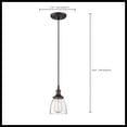 thumbnail image 2 of Nuvo 60-5504 - Vintage - 1 Light Pendant w/Clear Glass - Vintage Lamp Included, 2 of 2