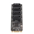 thumbnail image 1 of M.2 NVME To  Converter, Stable Transmission M.2 NVME To  Adapter Card Powerful Chip 6Gbps  for PC, 1 of 7