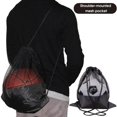 thumbnail image 4 of Bolsa de malla portátil para baloncesto, mochila de almacenamiento para fútbol, bolsas de almacenamiento para pelotas de voleibol al aire libre, mochila de baloncesto, 4 of 5