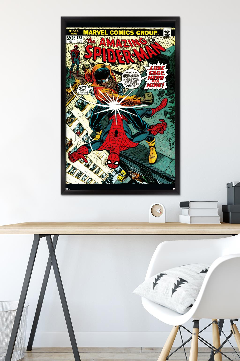 Marvel Comics - Amazing Spider-Man #123 Wall Poster, 22.375" x 34" Framed