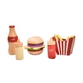 thumbnail image 3 of Juguete de comida de imitación, juguete educativo, juego de rol Montessori, modelo de bricolaje, juego de hamburguesas de imitación, juguete de comida, 3 of 9