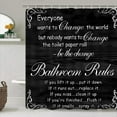 thumbnail image 5 of Black Spellbook Shower Curtain Set Home Bathroom Set with Shower Curtain and Rugs and Accessories Bathroom Decor Curtain with 12 Hooks, 5 of 7