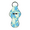 Blue, variant on Turtle Wurtle Lip Balm Holder