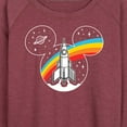 thumbnail image 3 of Mickey & Friends - Mickey Head Retro Space - Women's Lightweight French Terry Long Sleeve Shirt, 3 of 5