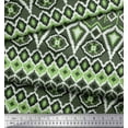 thumbnail image 2 of Soimoi Cotton Duck Fabric Aztec Geometric Print Fabric by The Yard 42 Inch Wide, 2 of 3