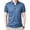 Lake Blue, variant on Flmei Men's Short Sleeve T-Shirt Mens Moisture Wicking Golf Athletic Shirt Mens Stretch Floral Tees Shirt Tops for Summer M-4XL