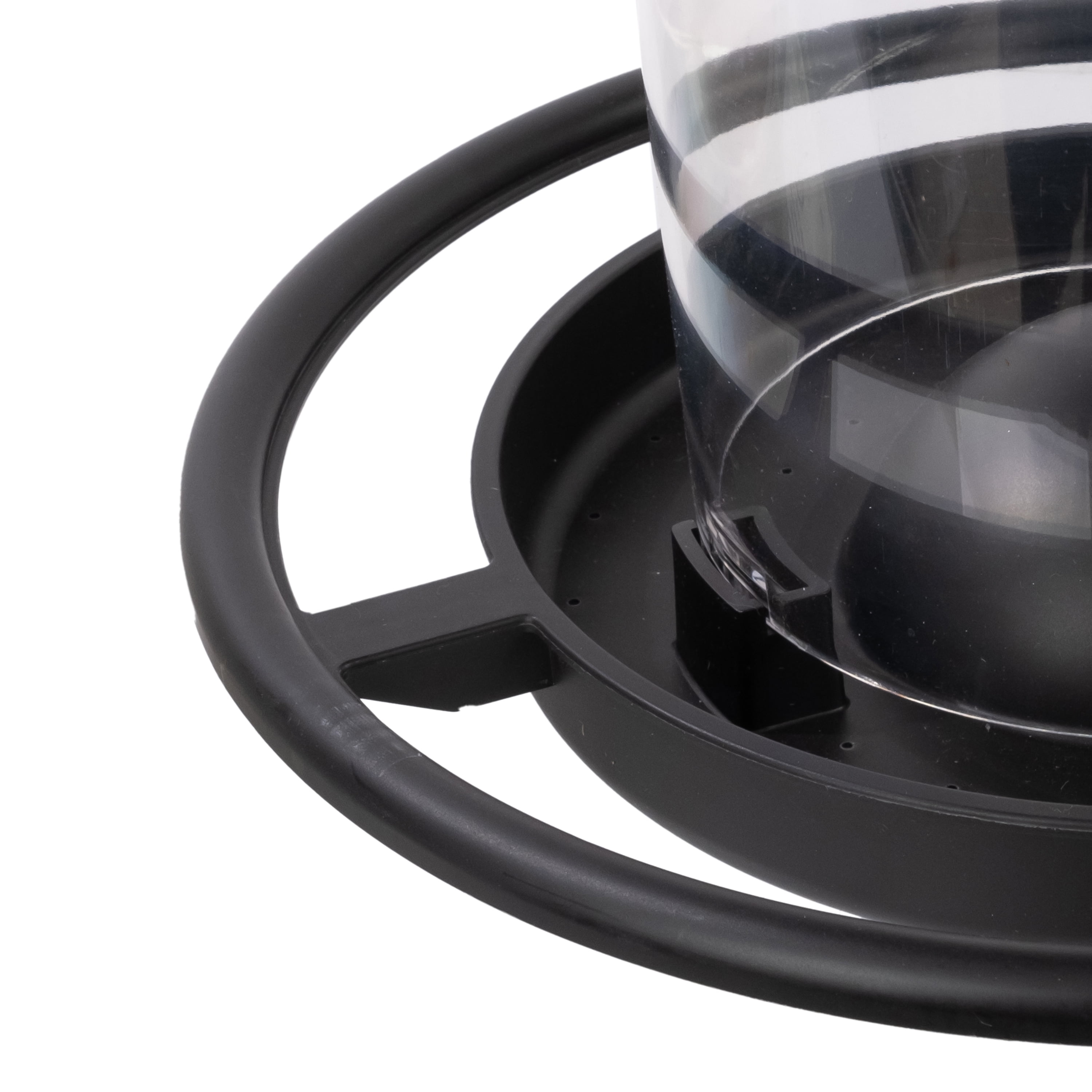 Vibrant Life Hanging Hopper Bird Feeder, Black, 2.5 lb Capacity