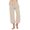 Beige, variant on Capris for Women Casual Summer Fashion Lightweight Cotton Linen Pants Drawstring Elastic Waist Wide Leg Capri Pant with Pockets Plus Size Activewear,S,Beige