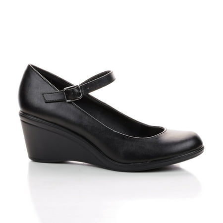 wide width mary jane wedges